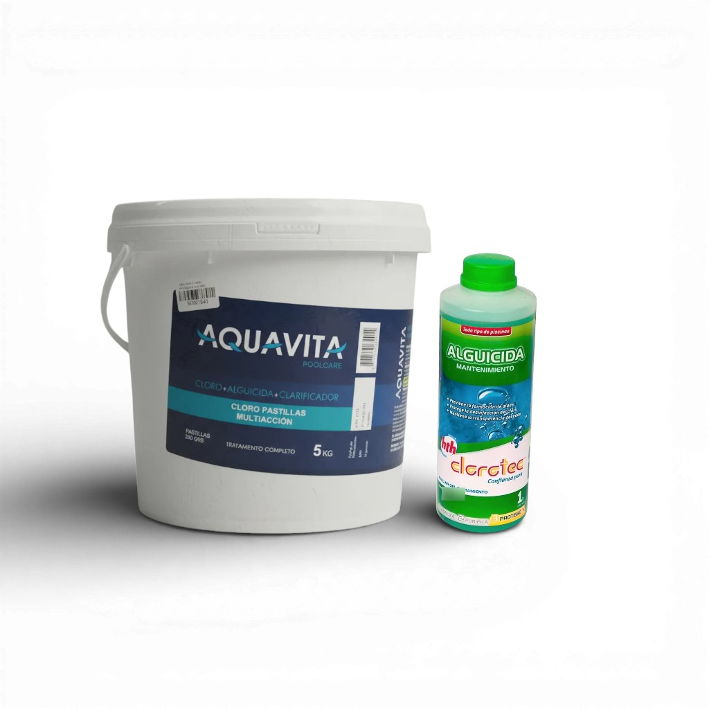 Combo AGUA pastillas y alguicida