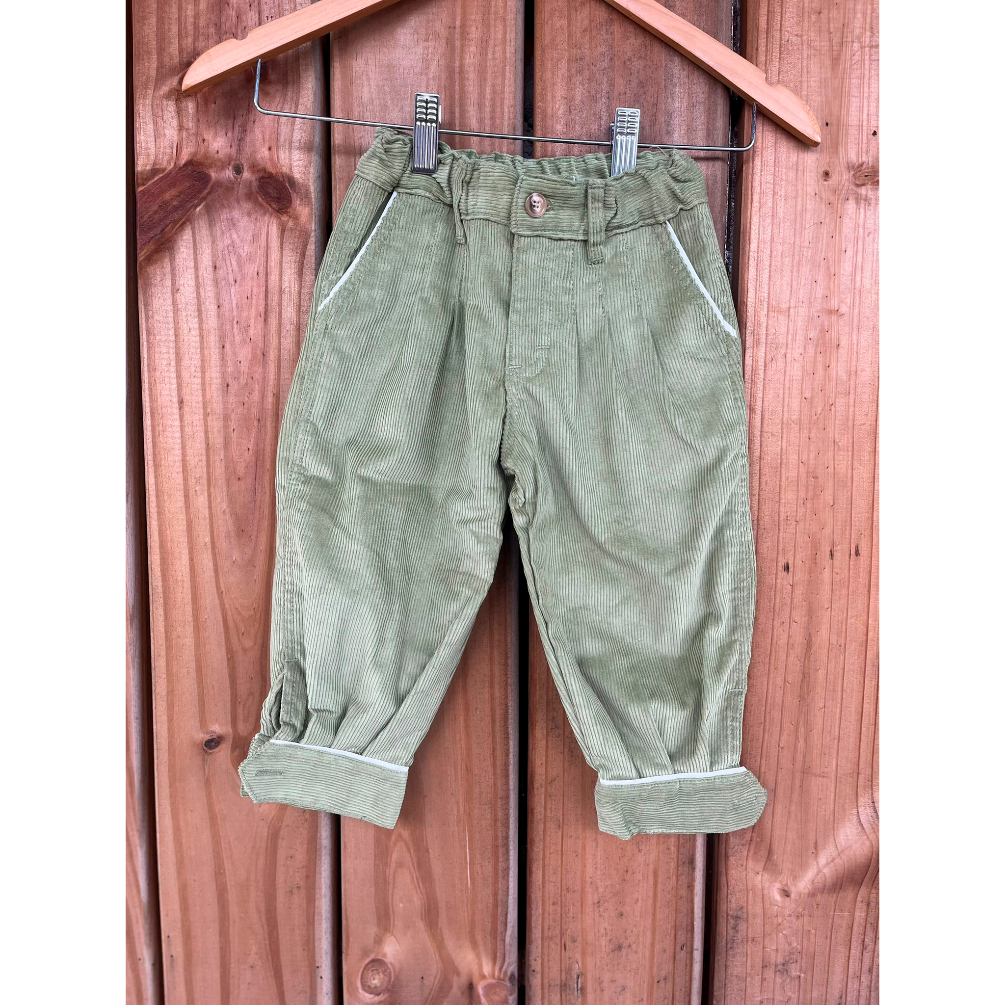 CHARABON Bombacha pana pistacho 