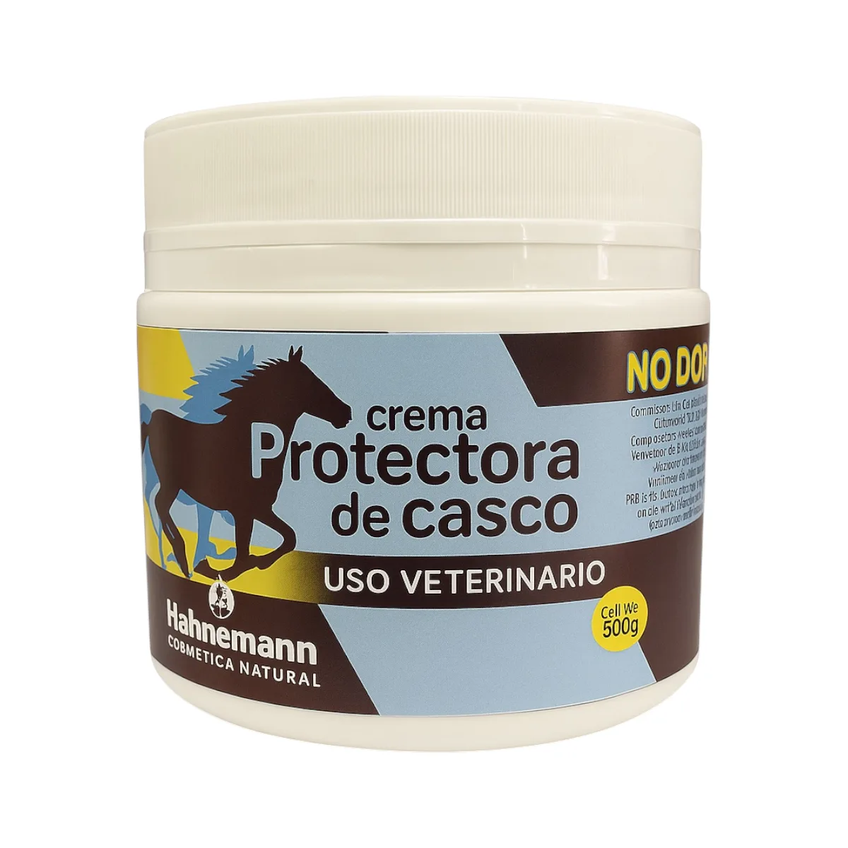 Crema protectora de cascos x 500 grs Hahnemann IAD