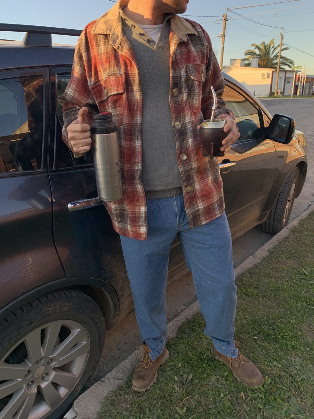 LA BORDONA Bombacha hombre Jean claro 