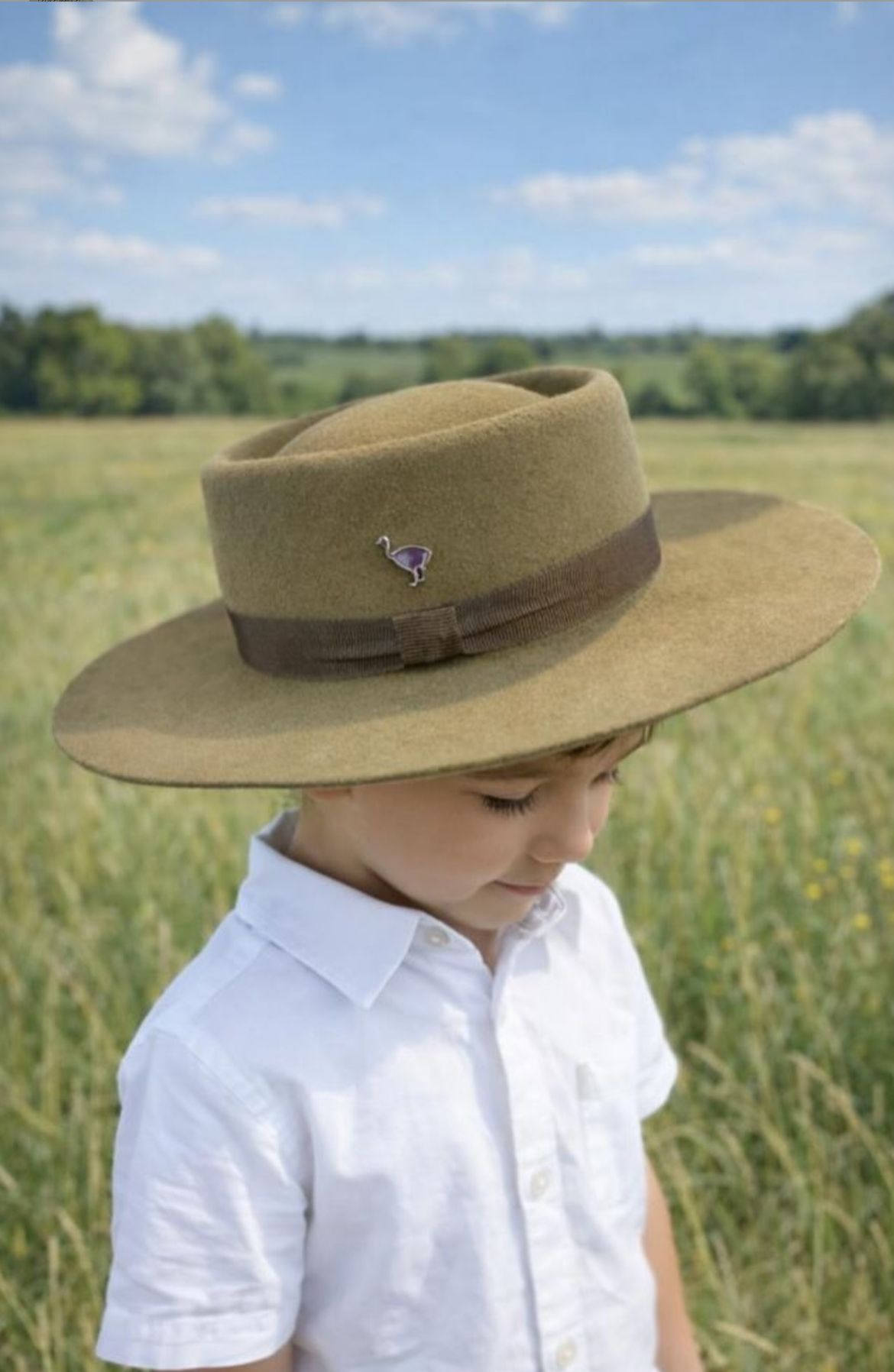 CHARABON Sombrero de pa�o copa baja Beige
