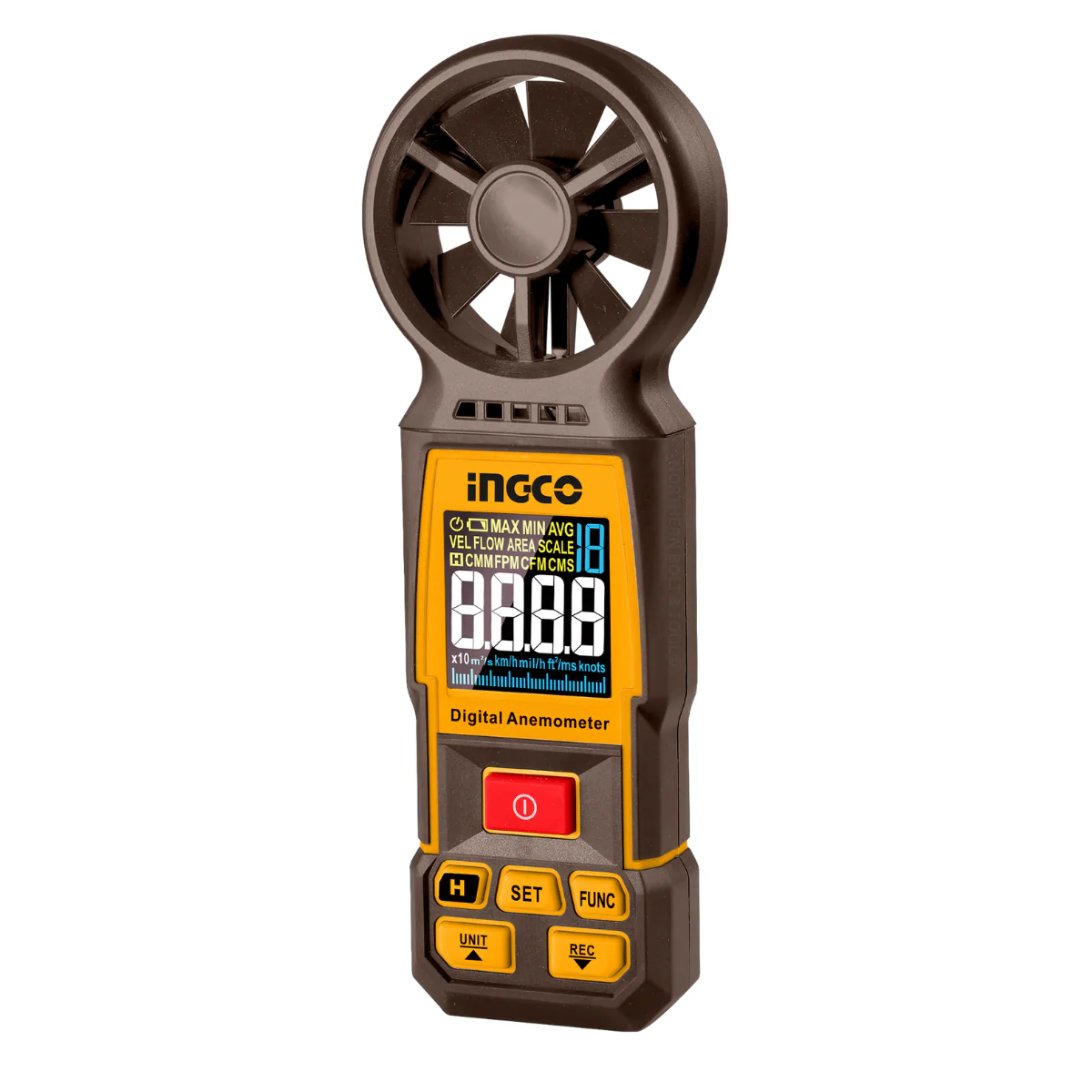 Anemometro digital veloc. de viento INGCO (HETANO031)