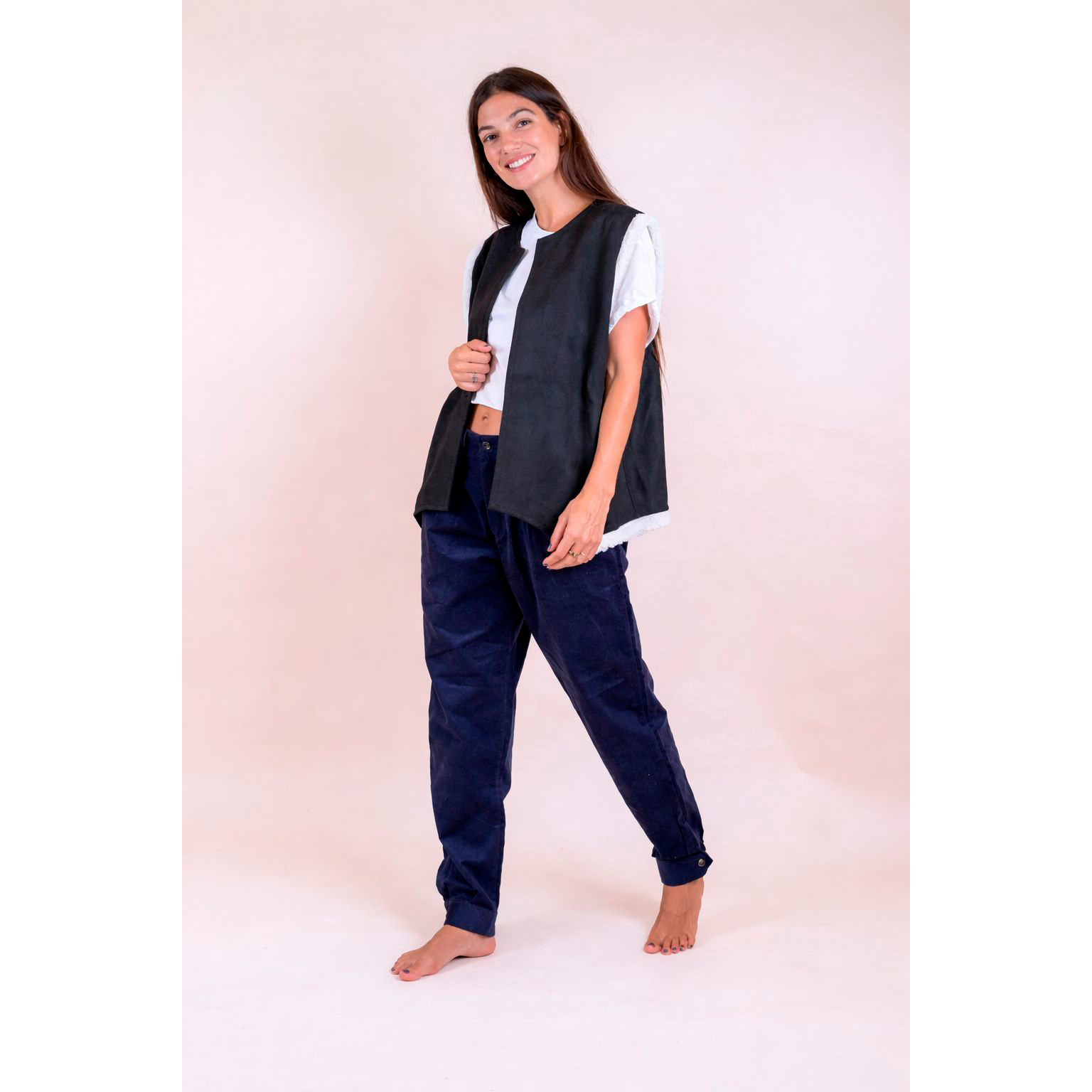 ADORE Bombacha dama pana Azul