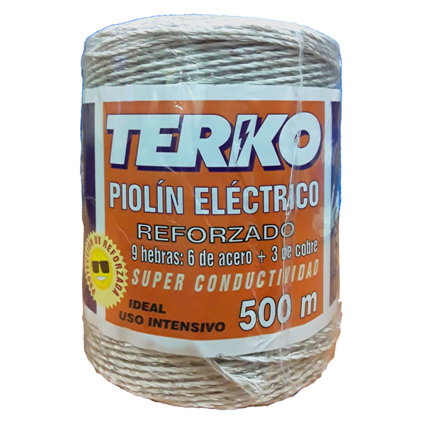 Hilo electrico x 500mts. TERKO ref. 6h.acero+3h.cobre (ACC129)