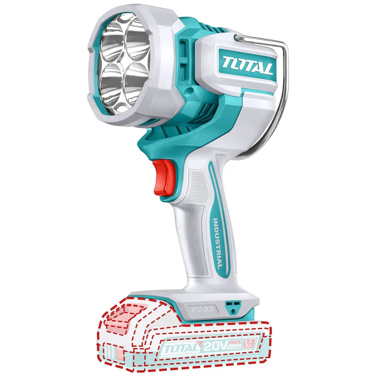 Linterna 20v 2500lum. s/bateria TOTAL TWLI20885