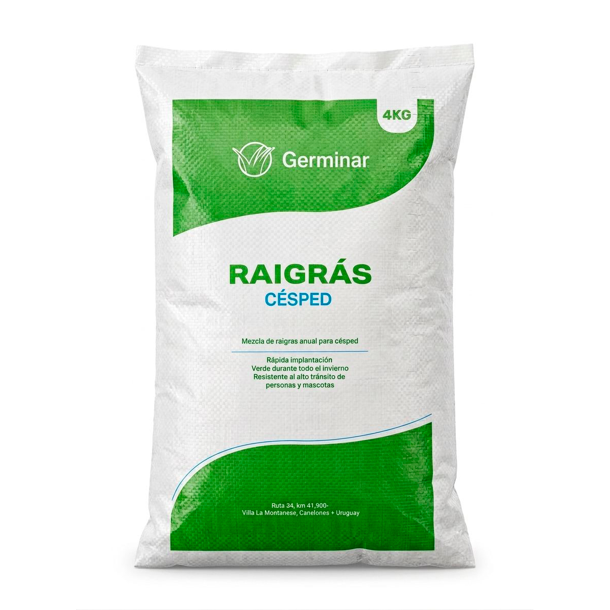 Semilla cesped Raigras GERMINAR x  4 kgs.