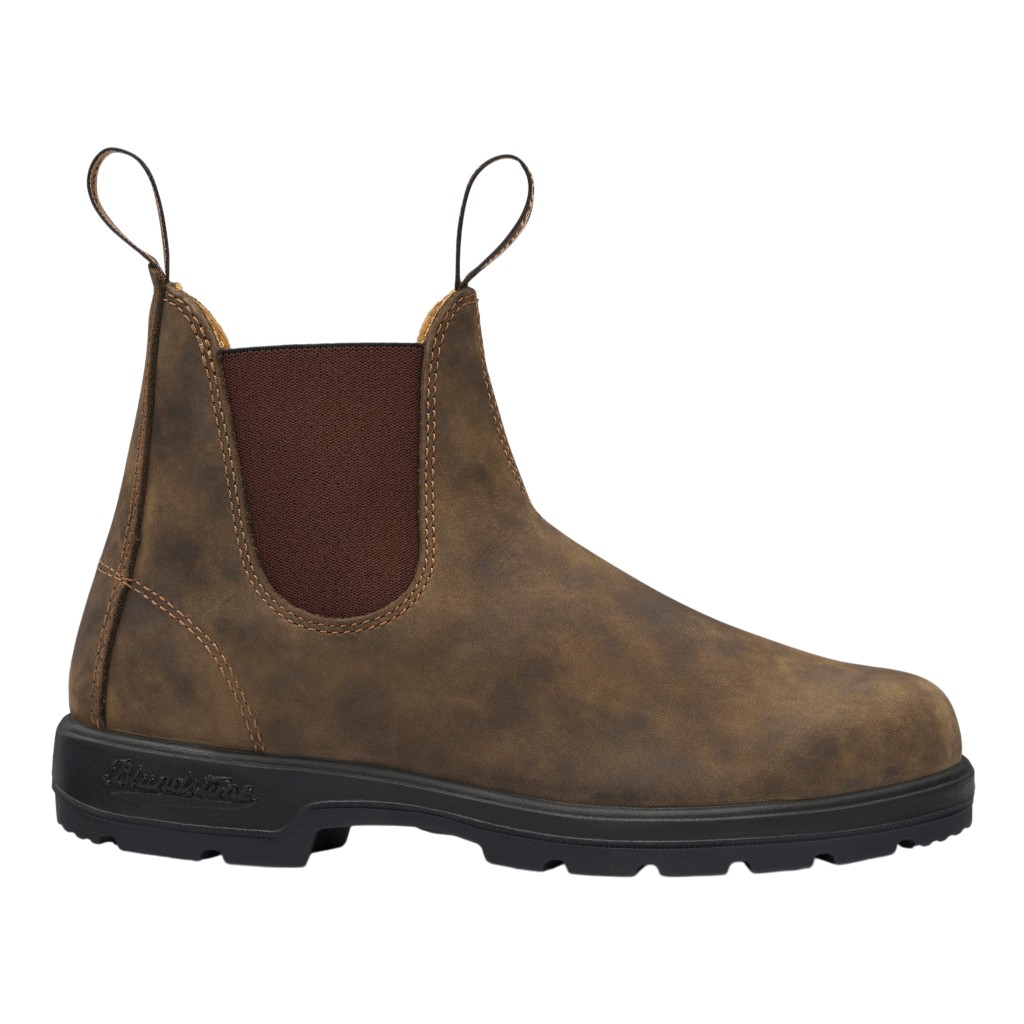 Bota chelsea BLUNDSTONE cuero engrasado  marron