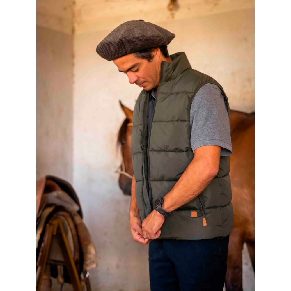 Chaleco DEYUNTAS impermeable verde
