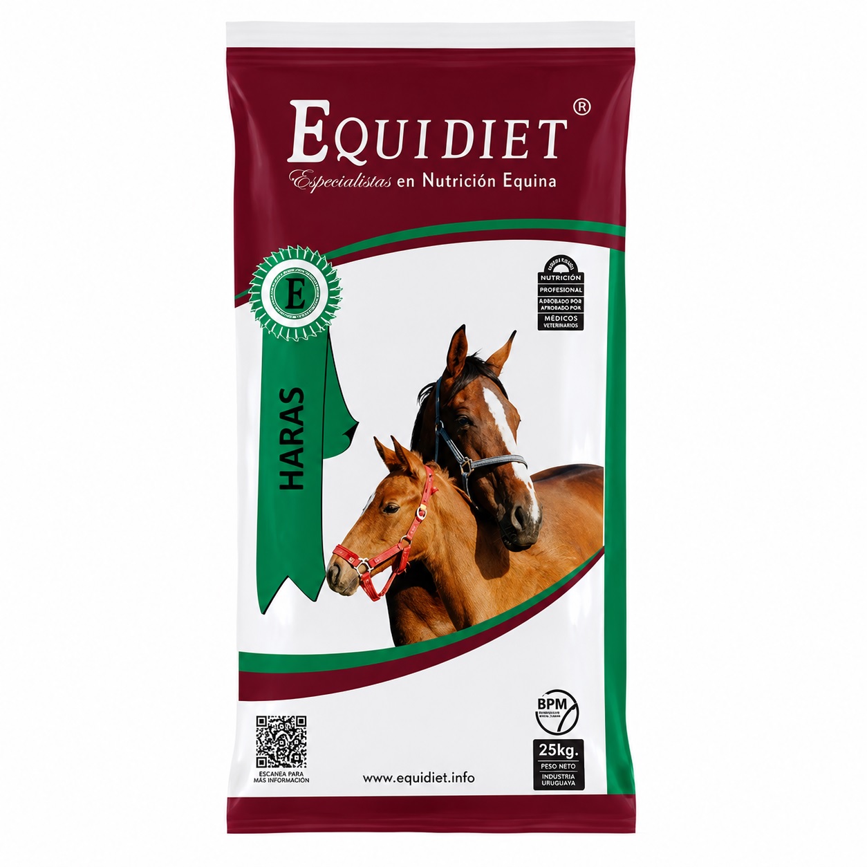 Racion EQUIDIET HARAS (potrillos) x 25 kgs.