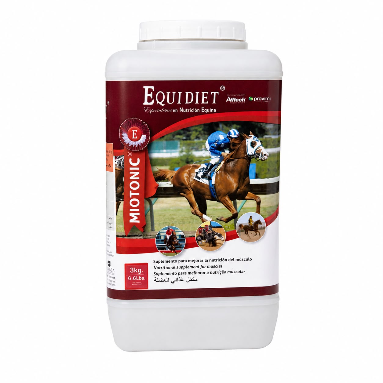 Suplemento muscular EQUIDIET MIOTONIC x 3kgs.