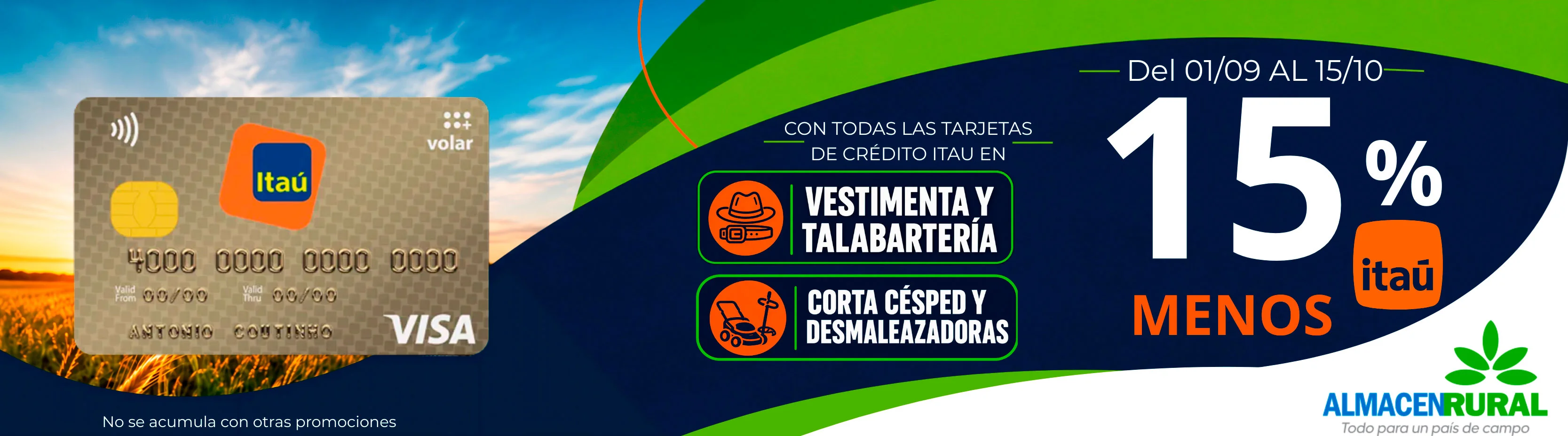 Itacu credito 15%