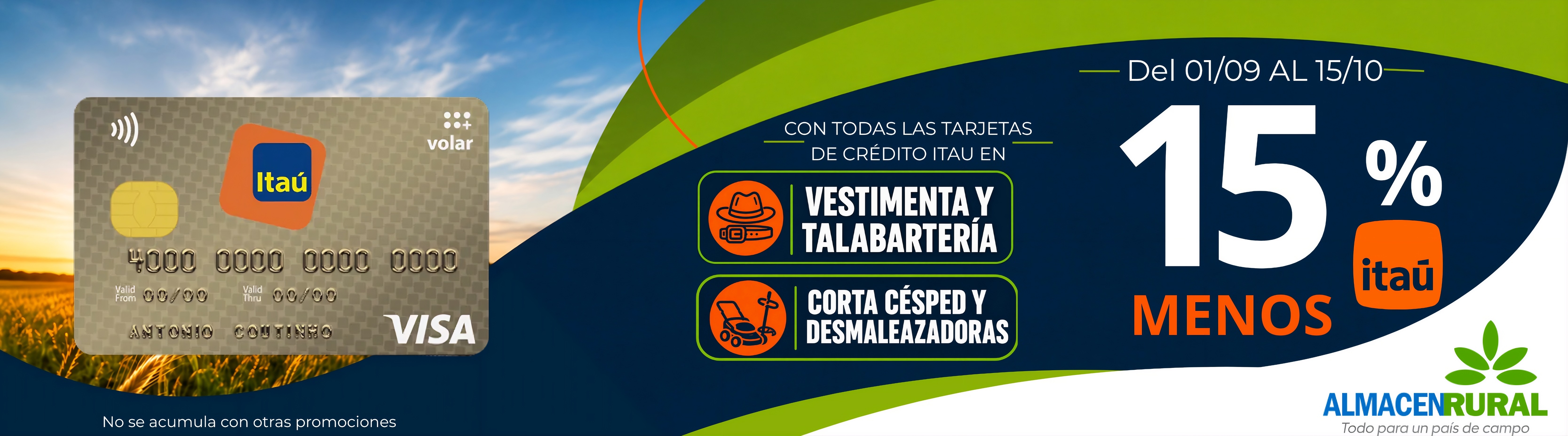 Itacu credito 15%