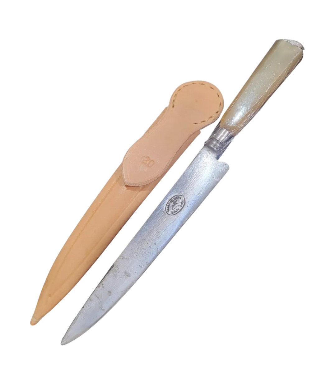 Pu�al cabo de guampa N� 20 Gua con vaina