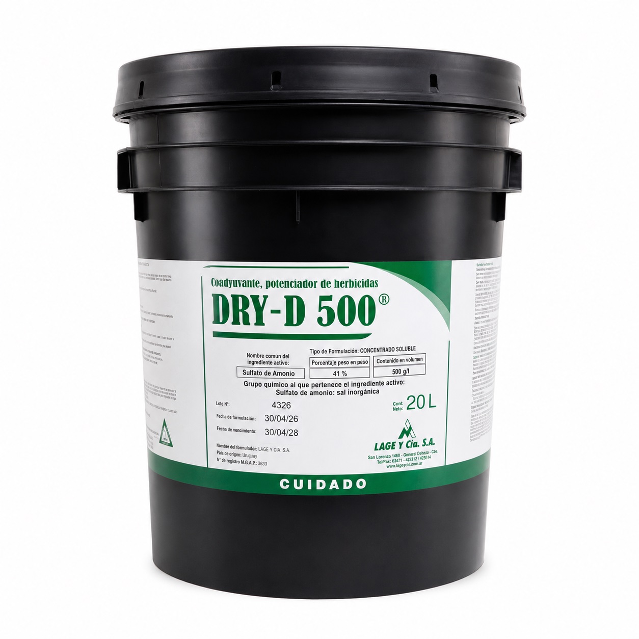 Sulfato de Amonio DRY-D500 20 litros